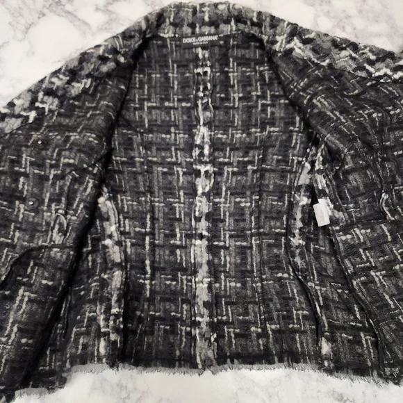 Dolce & Gabbana Monochrome Tweed Set - Picture 9 of 16